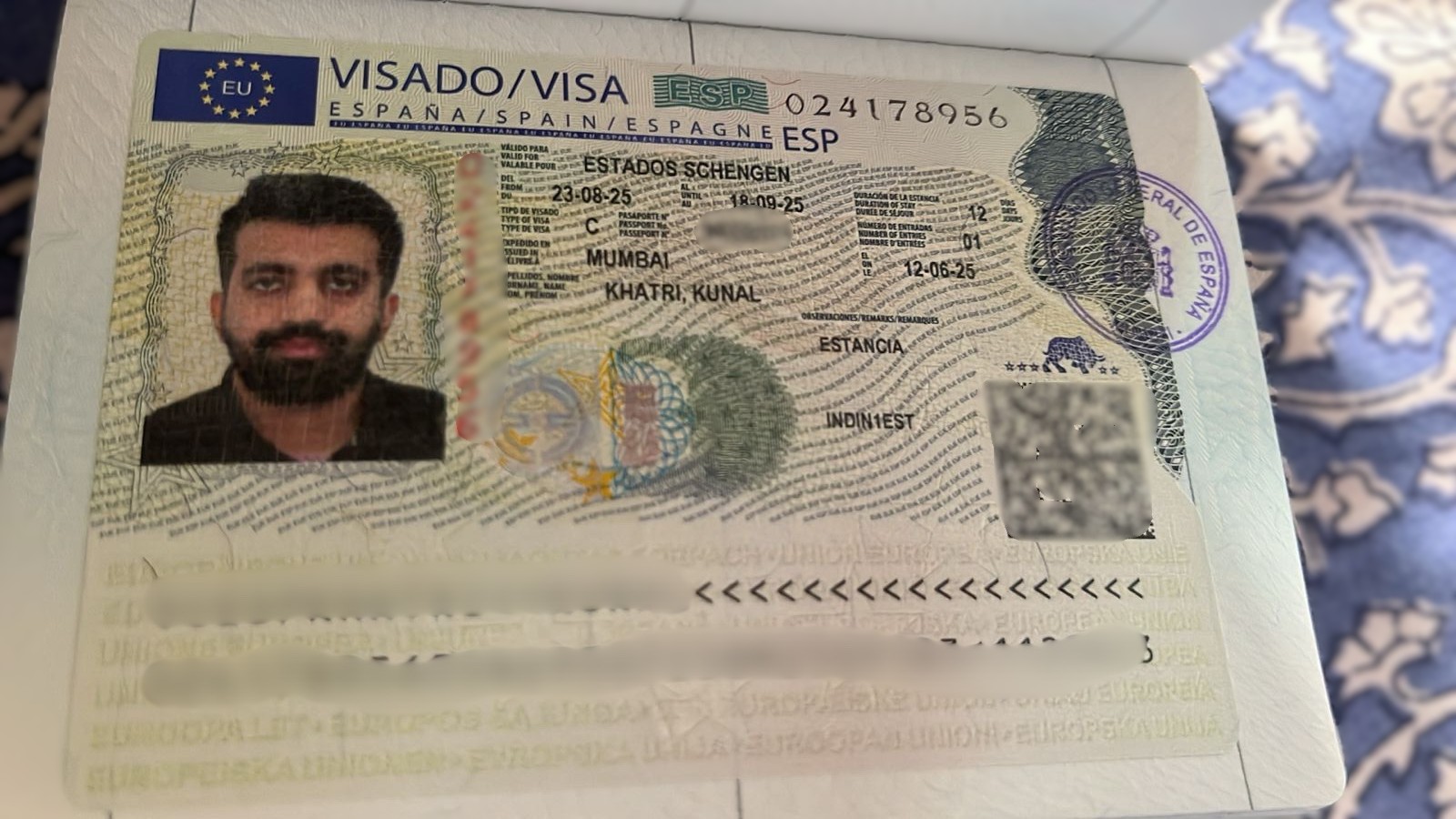 Kunal Khatri Visa